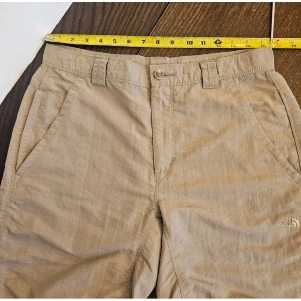 VTG The North Face Horizon Hiking Shorts Men's‎ 32 Tan Canvas Quick Dry S07 AH6L